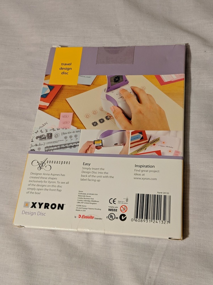 XYRON TRAVEL DESIGN DISC FOR XYRON DESIGN RUNNER