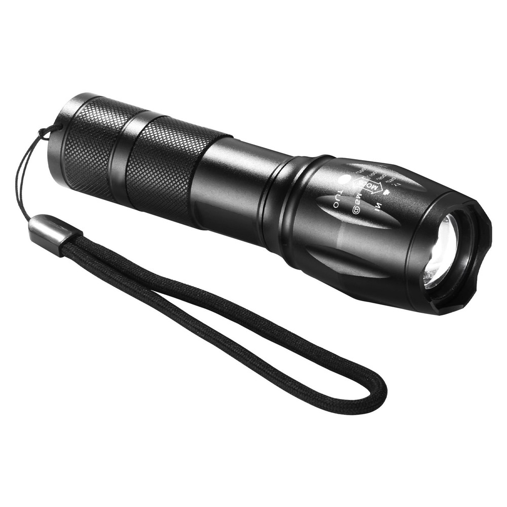 2 Pack Flashlights Torch 2000 High Lumens 5 Modes Adjustable Focus Flashli