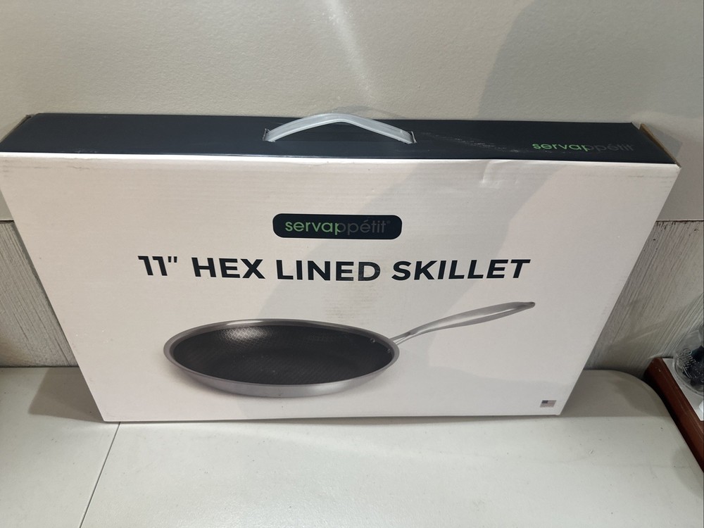 Servappetit 11” Hex Lined Skillet New In Box Some Box Damage