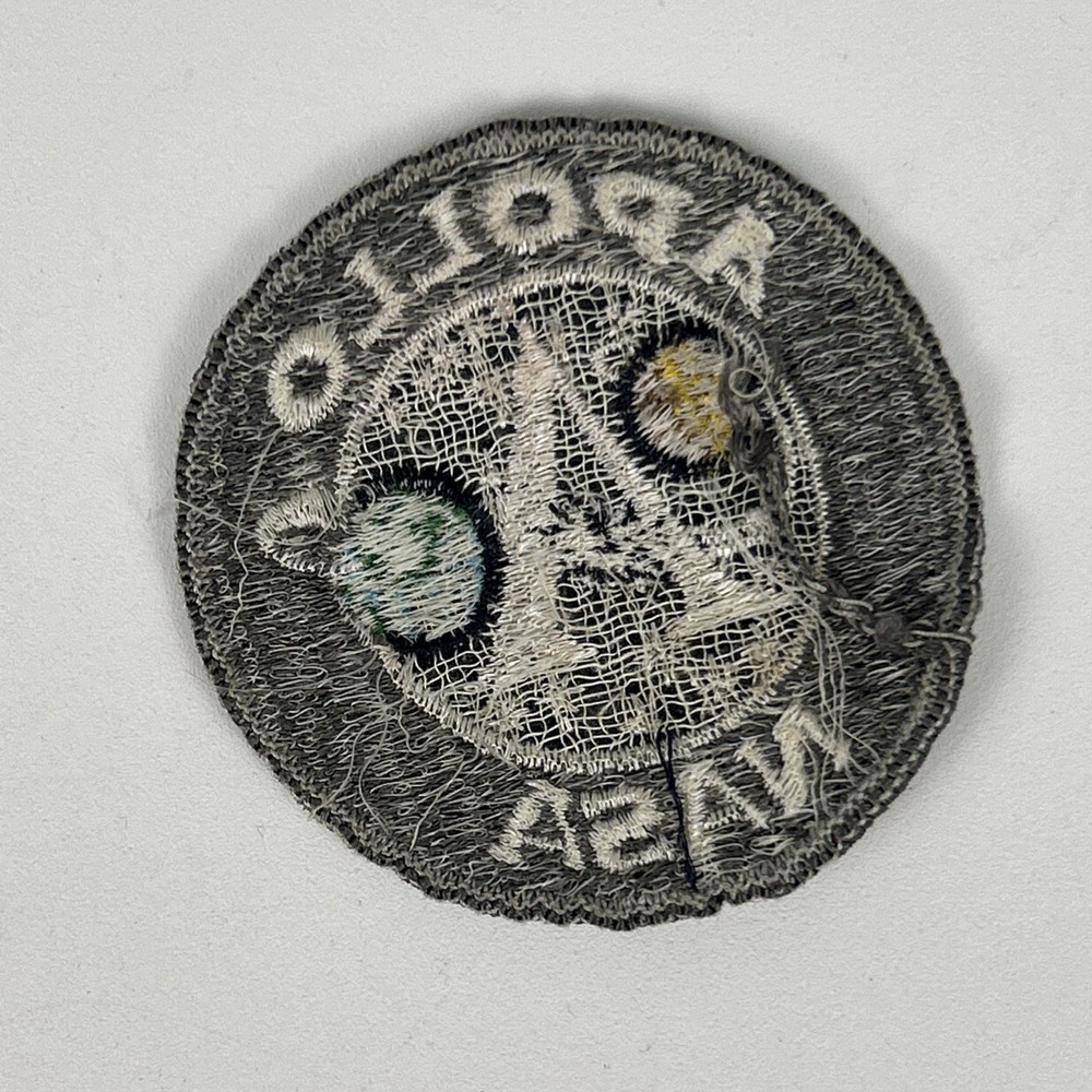 NASA APOLLO MERCURY Space Program Patch Embroidered Badge Vintage Gray B1598