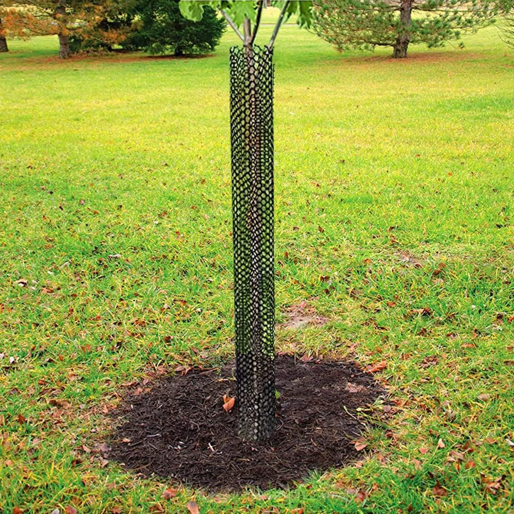 Yowlieu Mesh Tree Trunk Protectors, 6 Pack 40 Inches Tree Bark Protector Guard w