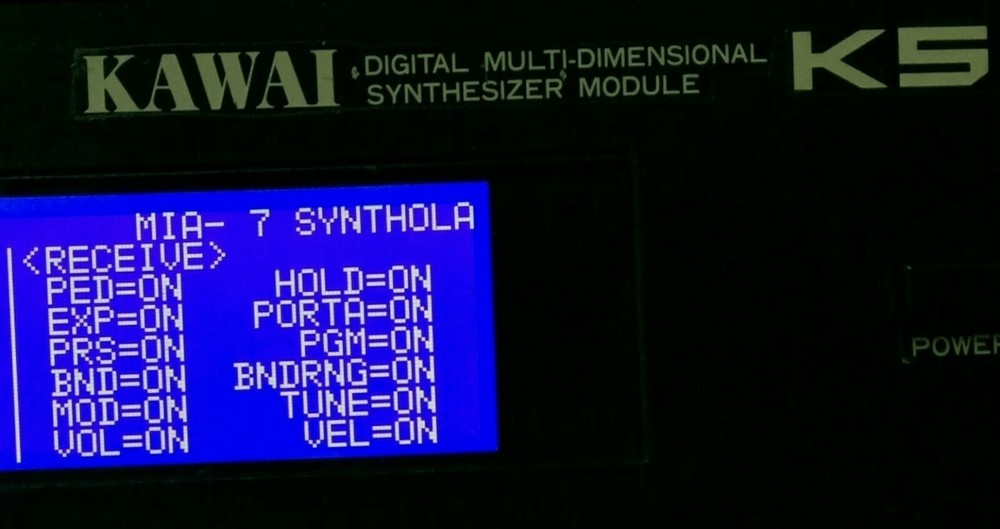 Kawai K5 / K5M Custom (Negative) LED Display !