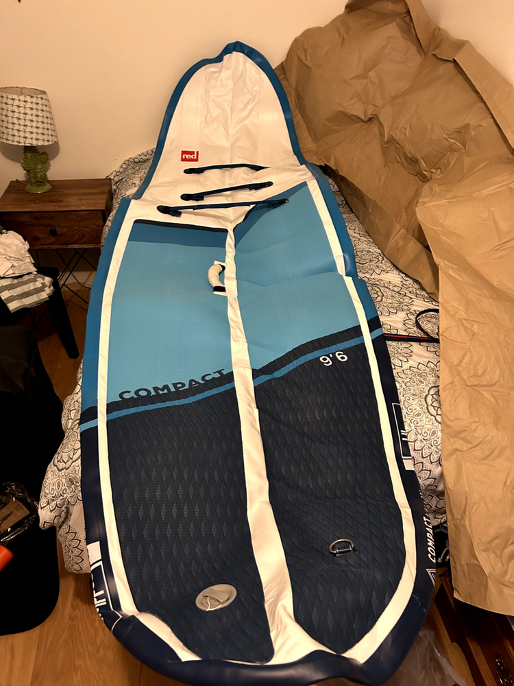 Red Paddle Co Compact Package - 9'6" x 32” Paddle Board Inflatable Blue