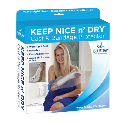 Waterproof Cast & Bandage Protector Pediatric Medium Leg