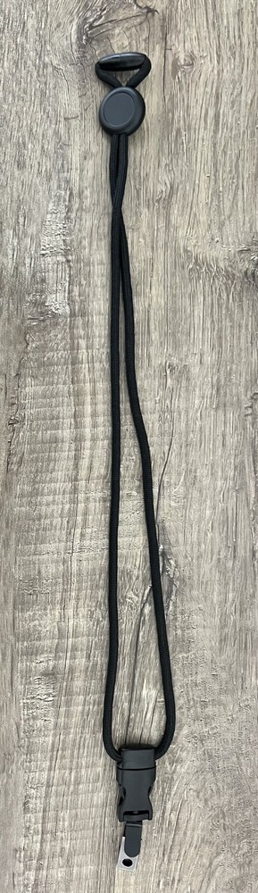 2 Card ID Holder Lanyard Black Unbranded
