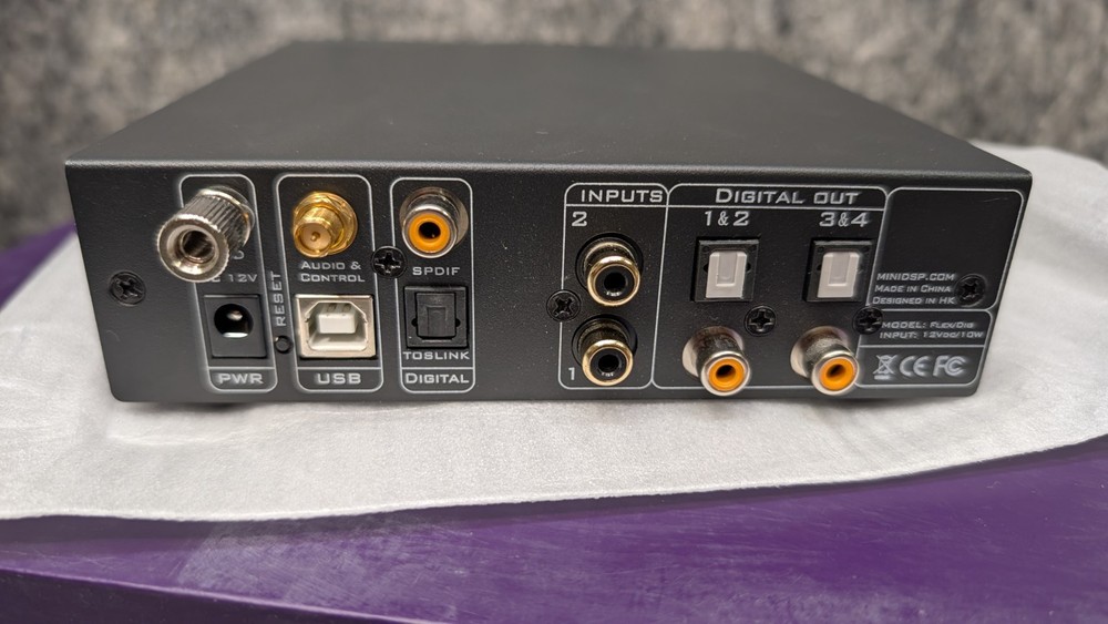 miniDSP Flex Balanced 2x4 Digital Signal Processor - Bluetooth 🔥New/Open🔥
