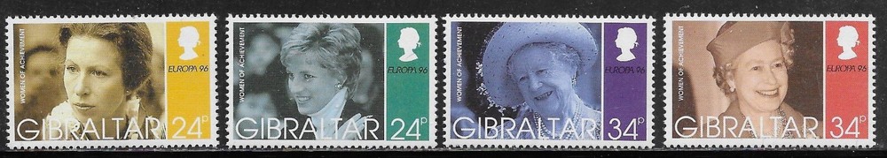 Gibraltar Scott #'s 703 - 706 MNH