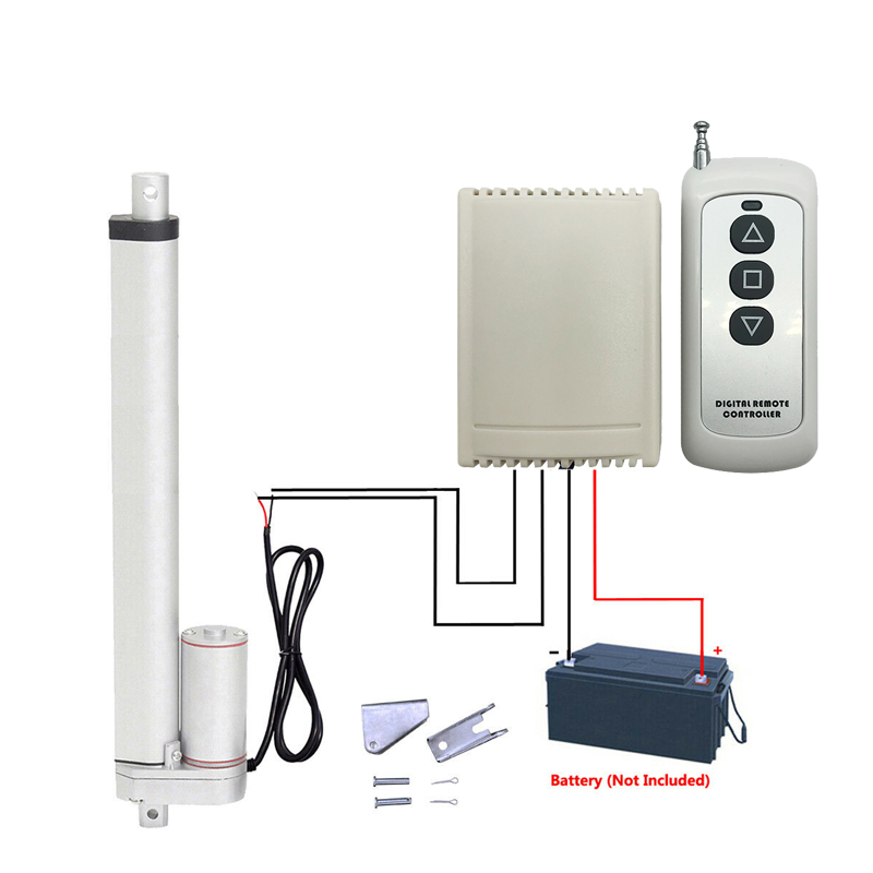 Wireless Remote Control Kit for DC 12V 24V Linear Actuator Motor Controller