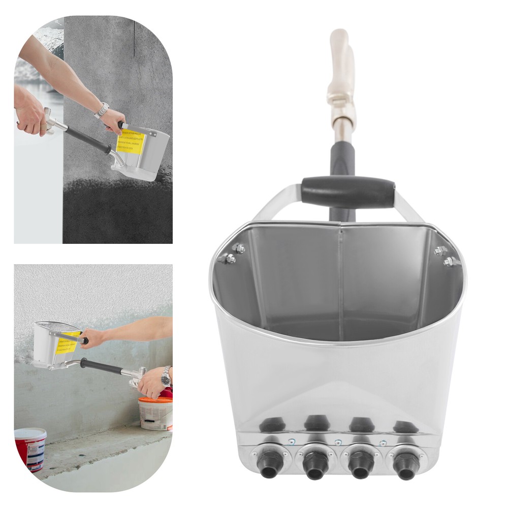 Cement Stucco Sprayer 64.58ft²/min, 4L Capacity, Durable Design
