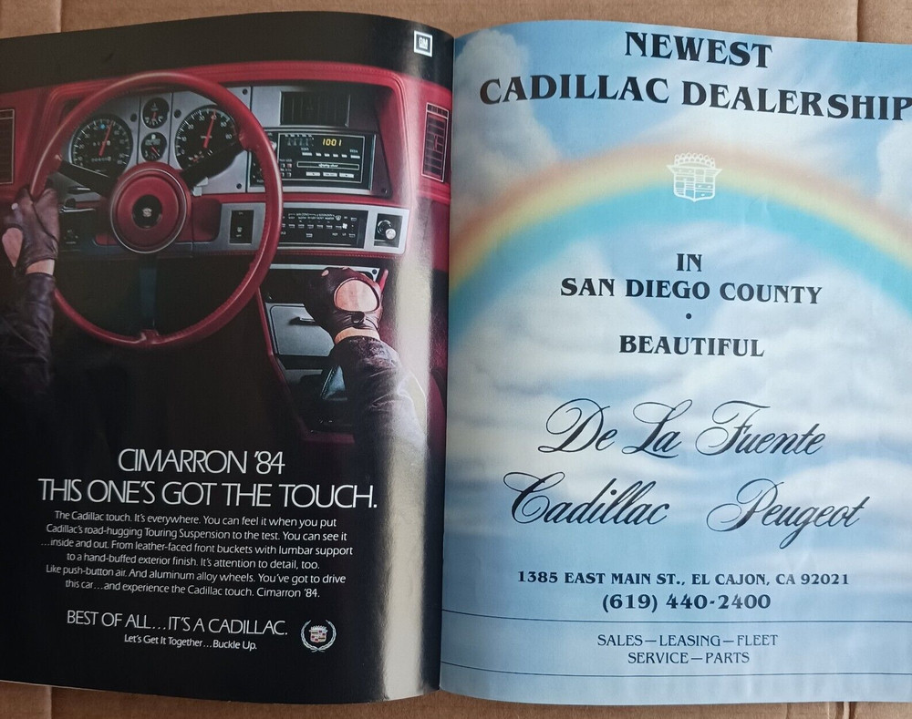 SDSU Aztecs Kickoff Football Program 1983 SDSU vs Cal State Long Beach
