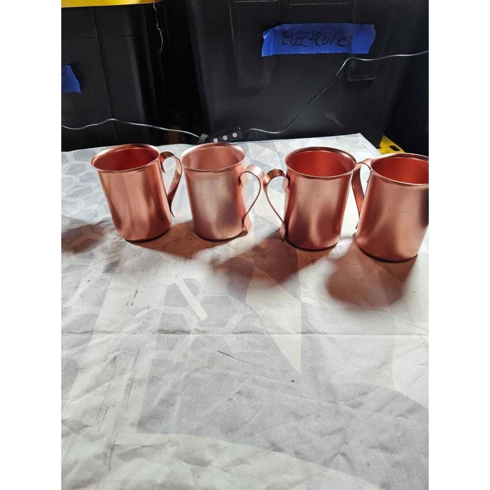 Color Craft Copper Cups - set of 4