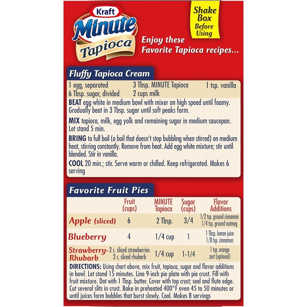 Minute Tapioca 8 oz Box