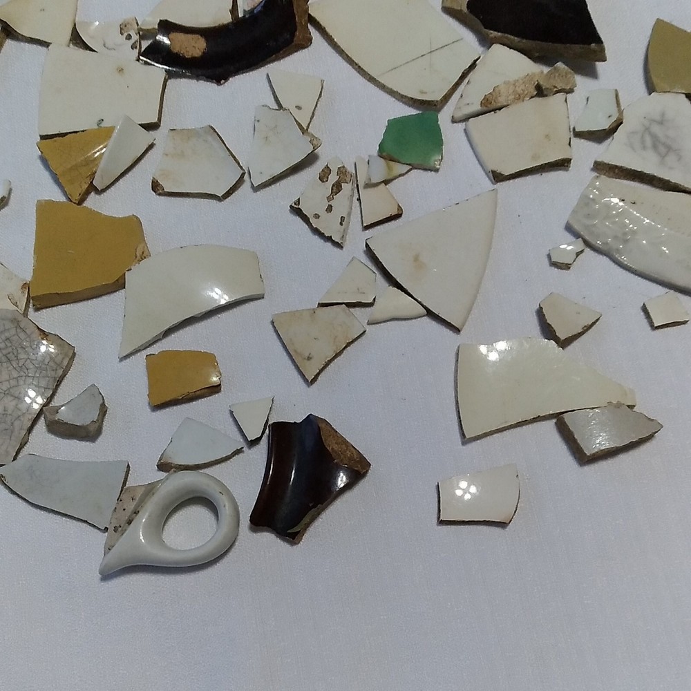 Old Broken Ceramic Plates/Dishes Mosaic Crafts Over 2 lbs