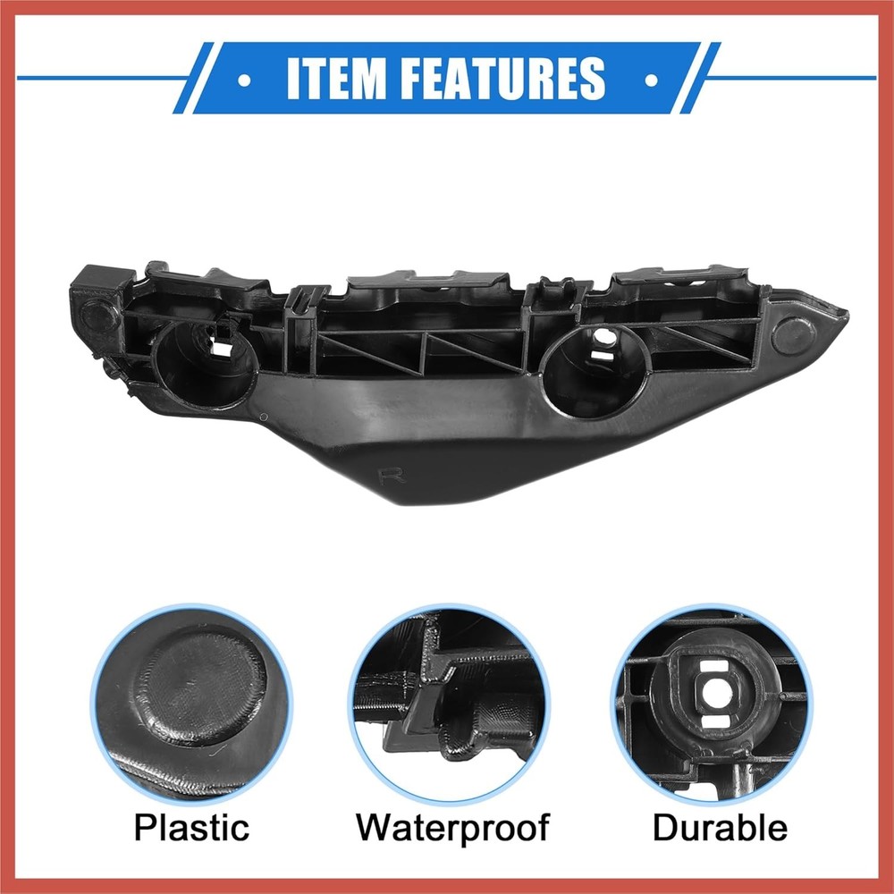 1 Pair Bumper Mounting Support Bracket Compatible for Yaris 2007-2012, Left Righ