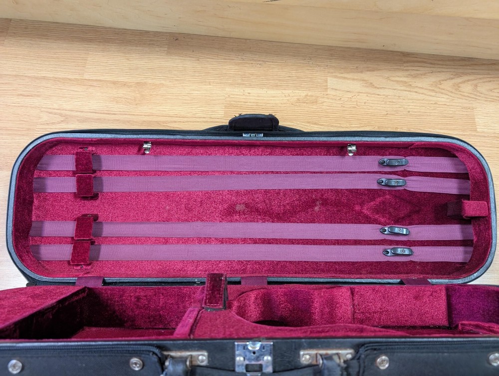 Euro-Style 3/4 Violin Case Oblong Solid Wood