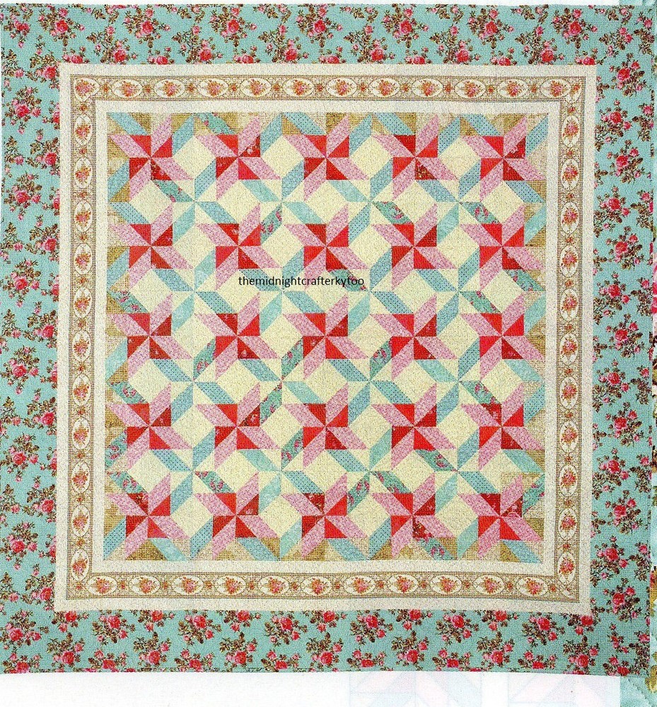 Bonjour Quilt Pattern Pieced GR