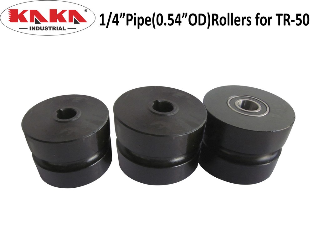 TR50 Round Pipe Rollers Dies,1/4” Pipe (0.54”OD)