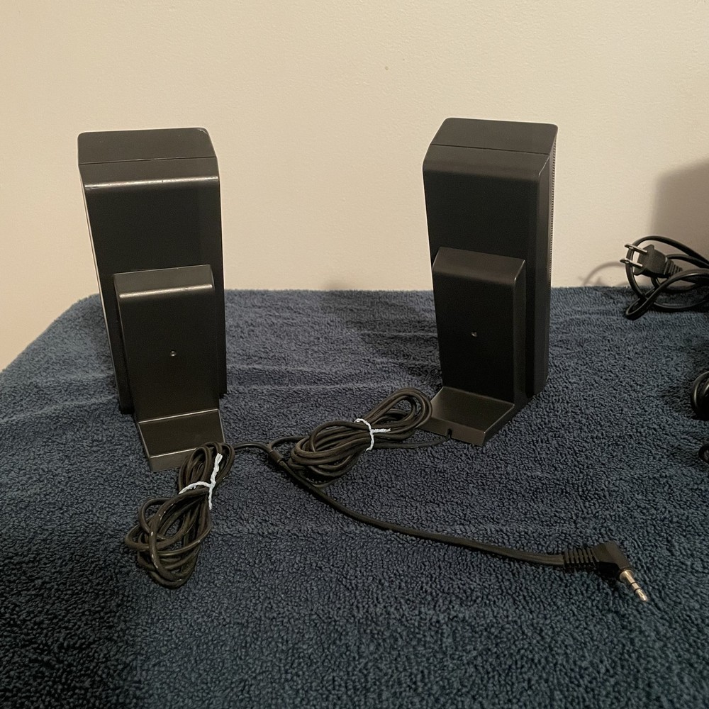 Logitech X-240 Computer Speaker System and Sub Woofer With Installation Guide