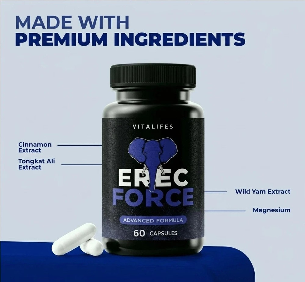 (2 Pack) ErecForce Capsules – Erec Force Supplement for Advanced Energy Support
