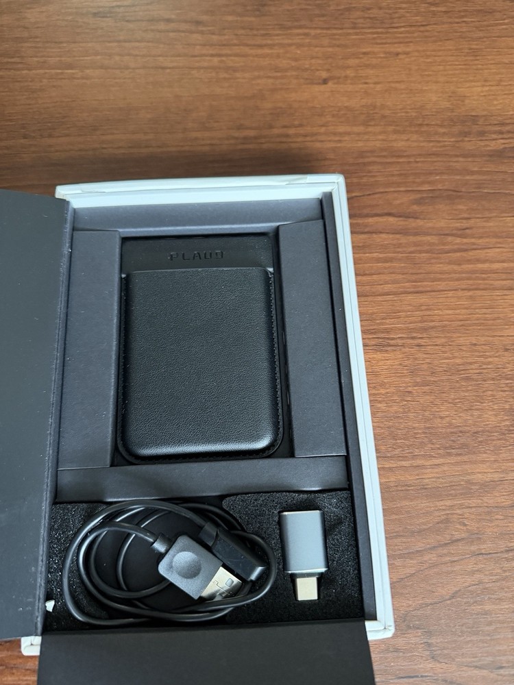 Plaud Note Empowered AI Voice Recorder & Note Taker 64GB Black Open Box