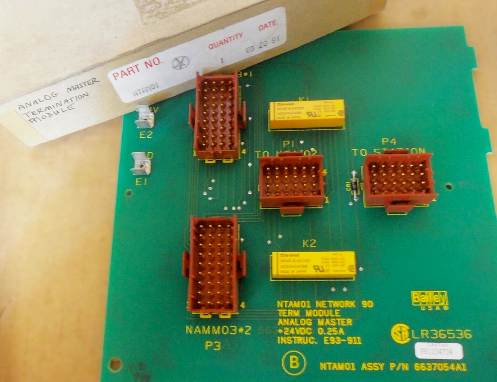 NEW ABB BAILEY NTAM01 | NETWORK 90 TERM. MODULE ANALOG MASTER PCB 6637054A1