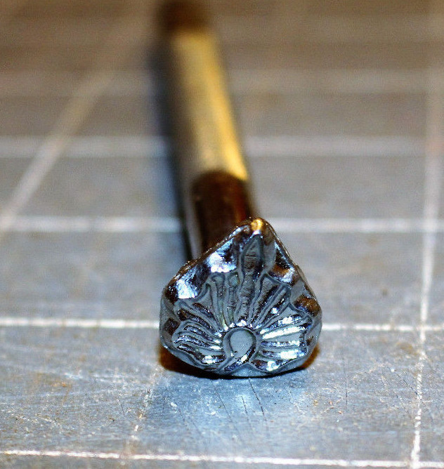 Vintage Baron Leather Stamping Tool ~ Leaf 251