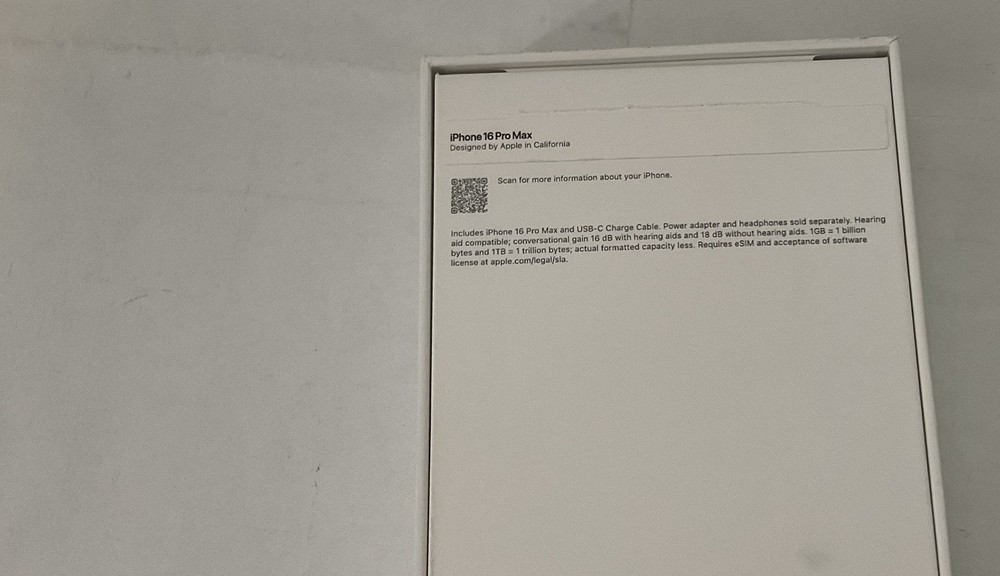 ** Color Box ONLY !! ** iPhone 16 Pro Max