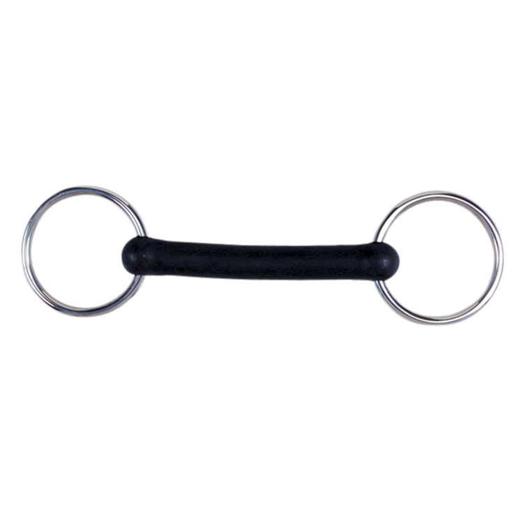 Loose Ring Rubber Mouth Snaffle Durable Horse Bit