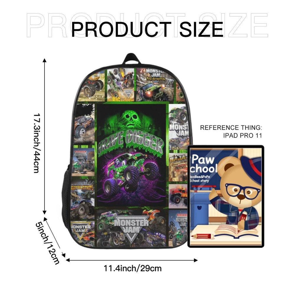 17inch Trucks Backpack Office Computer Backpack Travel Backpack