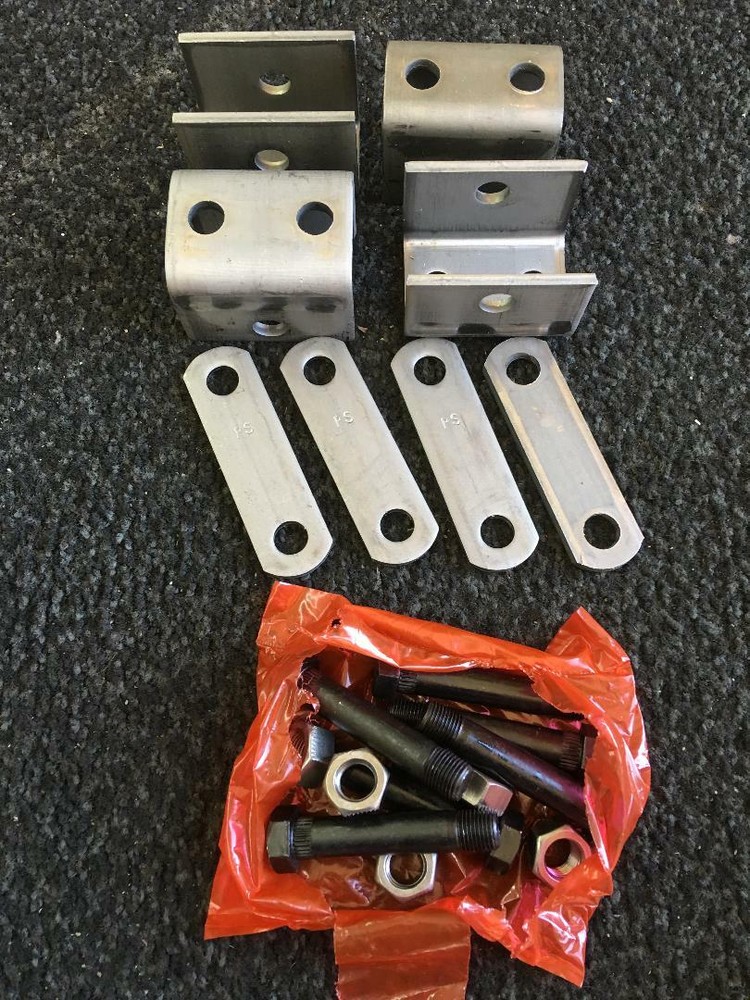 Single Axle Trailer Hanger Kit for Double Eye Springs ,Cargo, Utility, 4103