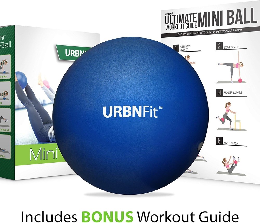 Lightweight 9-Inch Mini Exercise Ball - Perfect for Stretching & Core Stability
