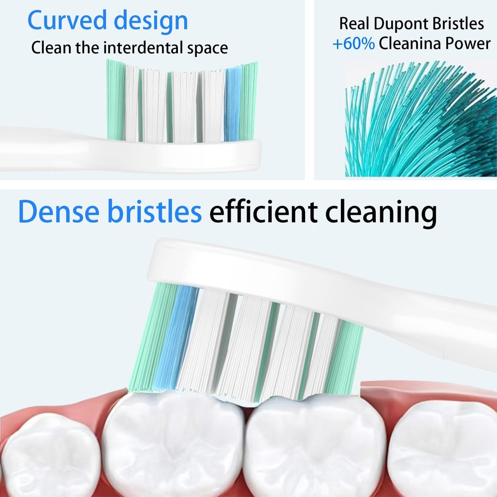Replacement Toothbrush Heads for Philips Sonicare Replacement Heads, Replace...