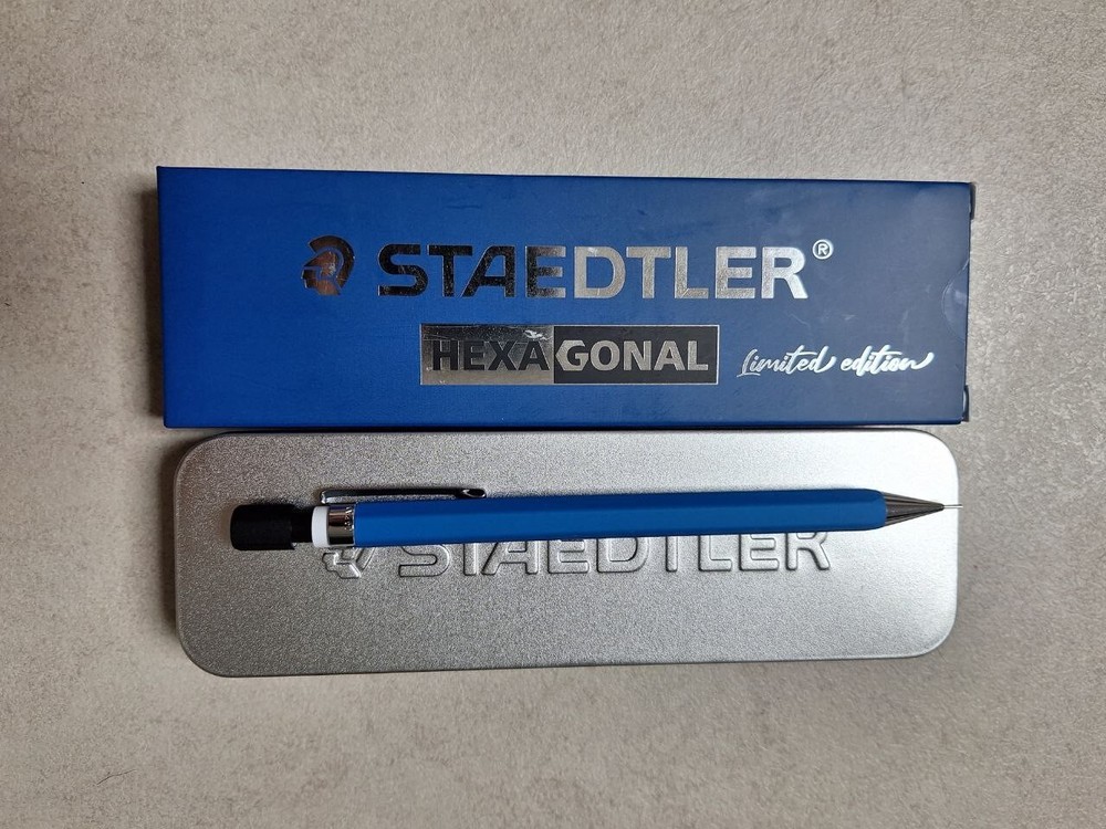 STAEDTLER Hexagonal BLUE Version-0 LIMITED EDITION - 0.5mm Mechanical Pencil