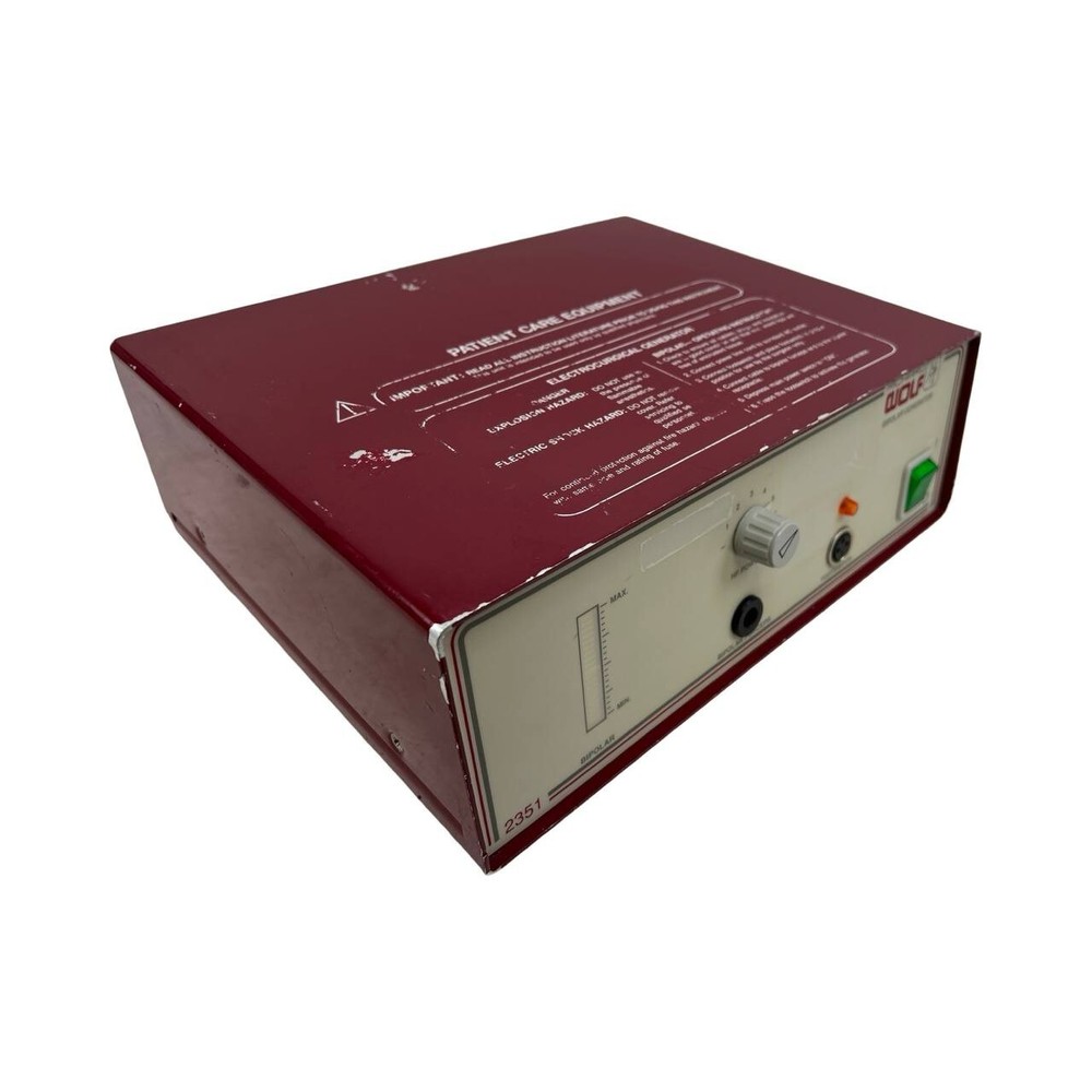 Richard Wolf 2351.001 Bipolar Coagulator ESU Generator includes power cable
