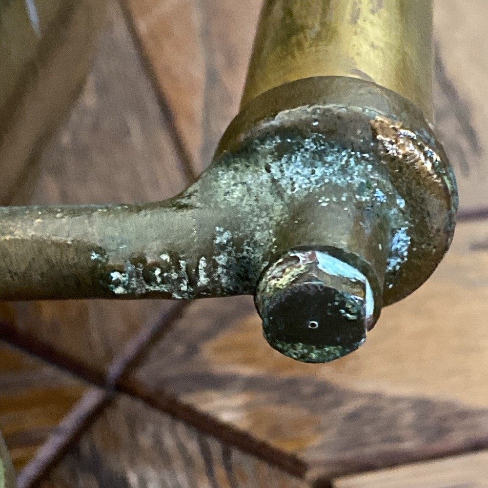 Antique Kant-Rust Solid Brass Blow Torch Welding Soldering Tool