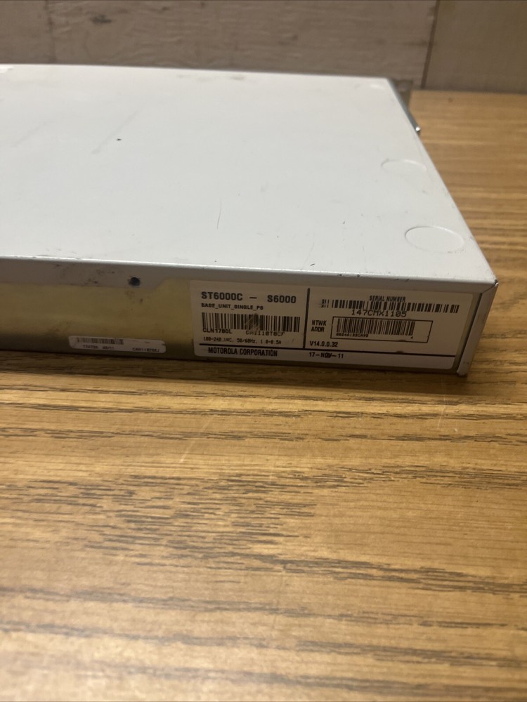 Motorola S6000 ST6000C-S6000 Multi-Protocol Router CLN1780L