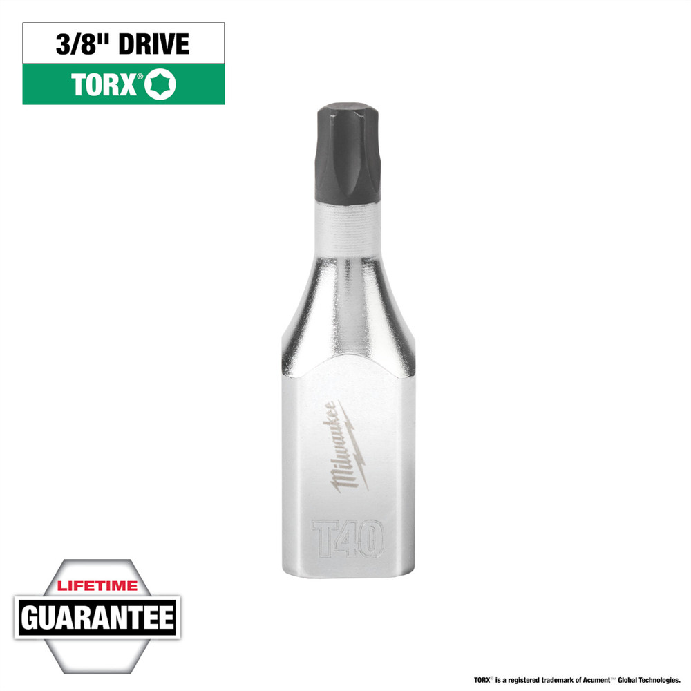 45-34-1014Milwaukee Tool 3/8" Drive T40 TORX Bit Socket
