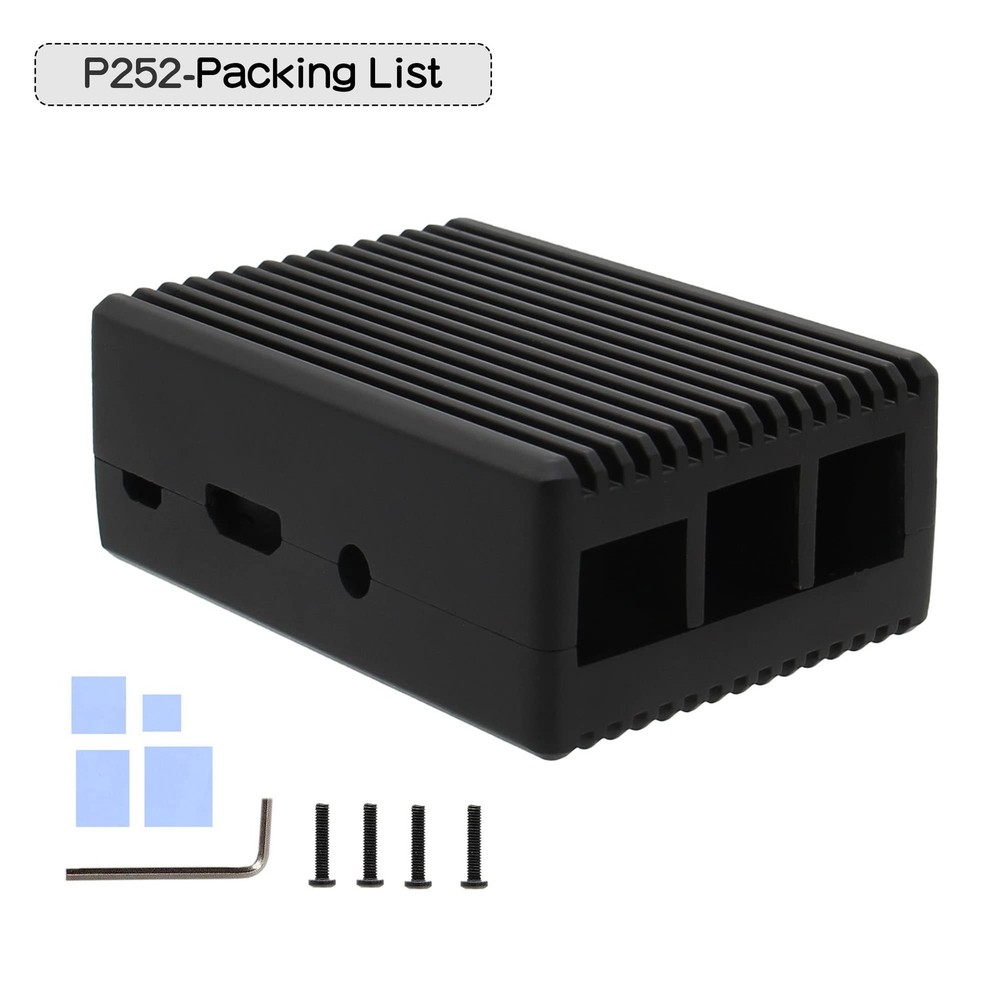 Raspberry Pi 3 B+ Aluminum Case, Heavy Duty Passive Cooling Design