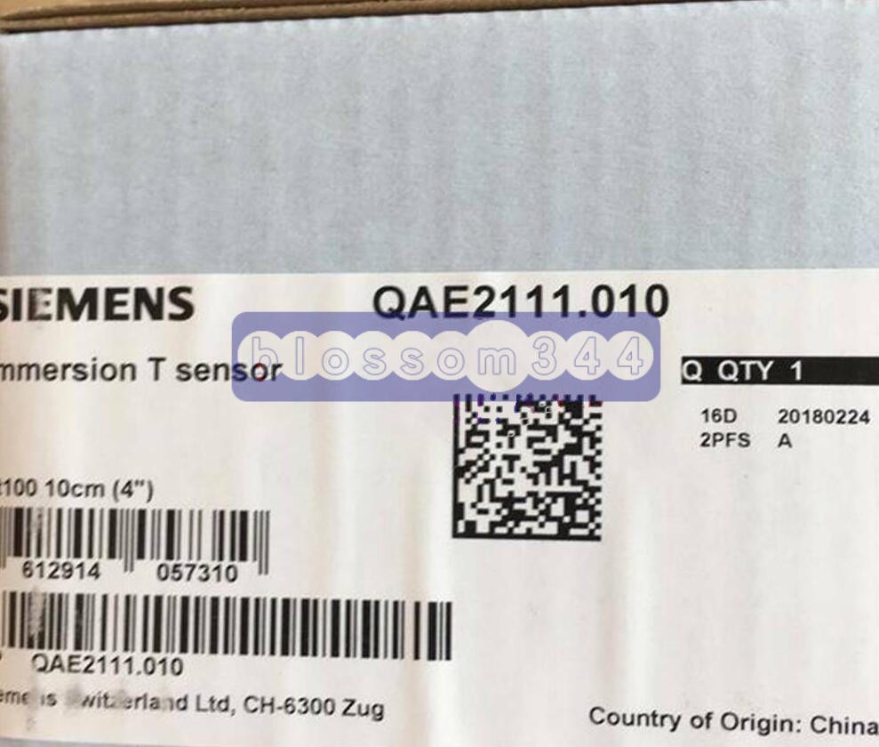 1PCS SIEMENS QAE2111.010 Immersion Temperature Sensor NEW