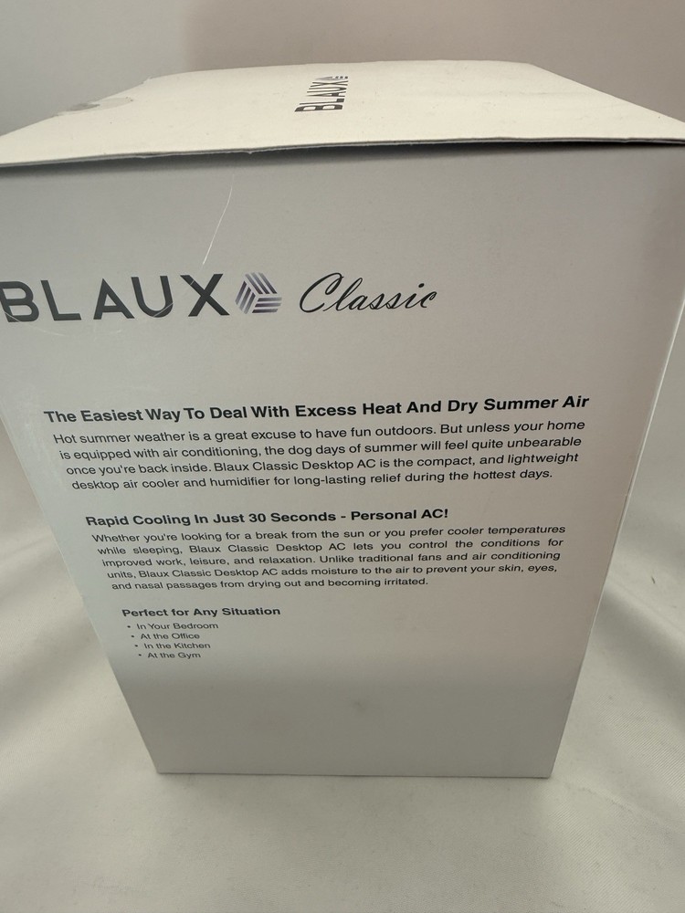 Blaux Classic Desktop AC White - Open Box - Use for Parts