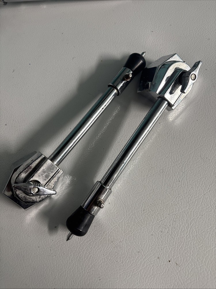 (2) Pearl Bass Drum Spurs EXPORT etc