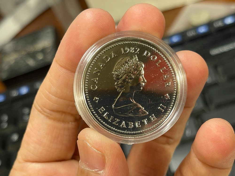 1982 Canada One Dollar Coin Excellent Condition Prooflike?