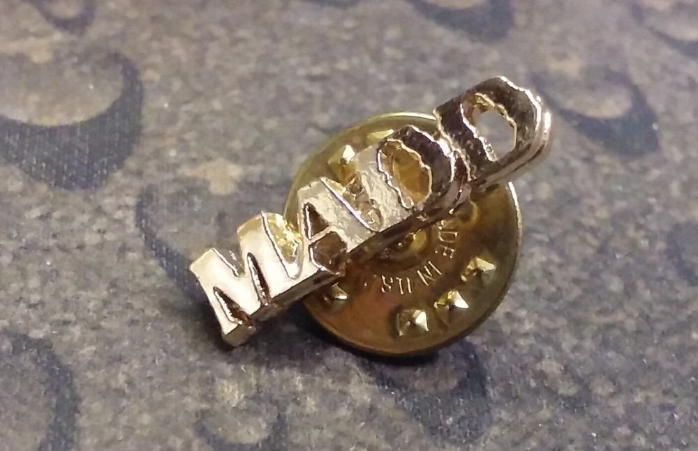 MADD pin badge