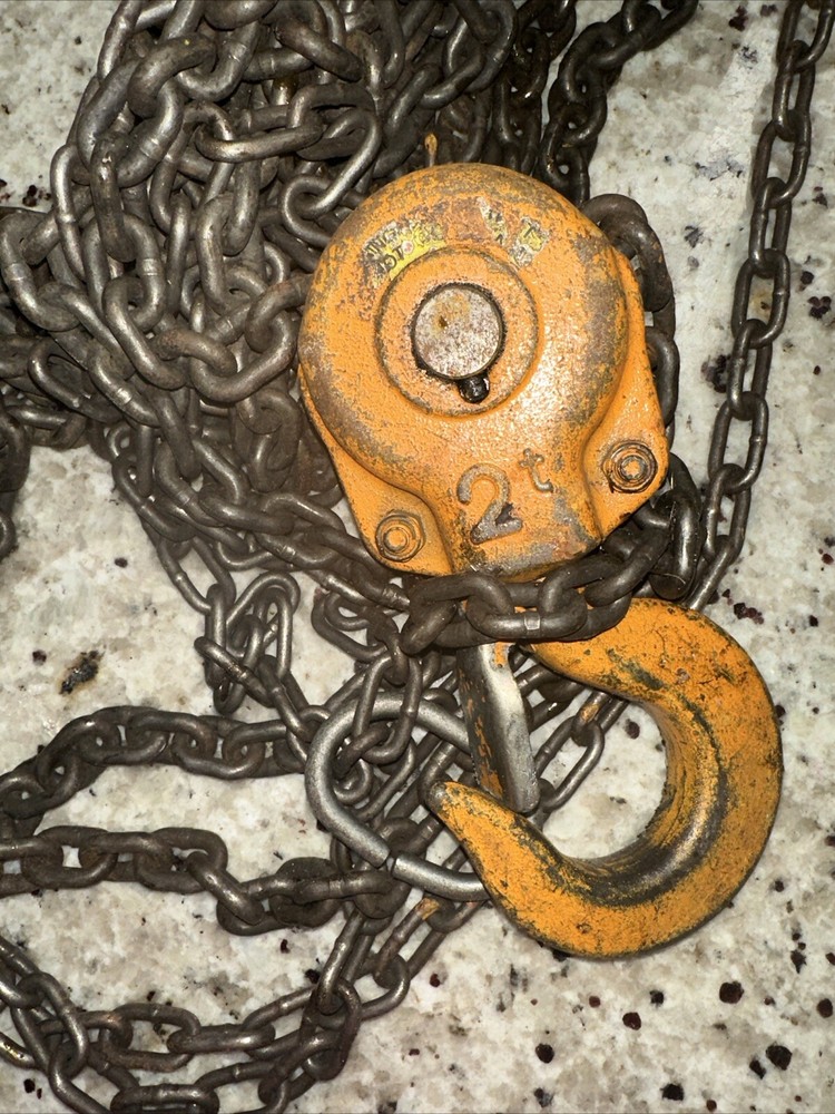 HARRINGTON 2 TON CF4 MANUAL CHAIN HOIST HOOK CF020