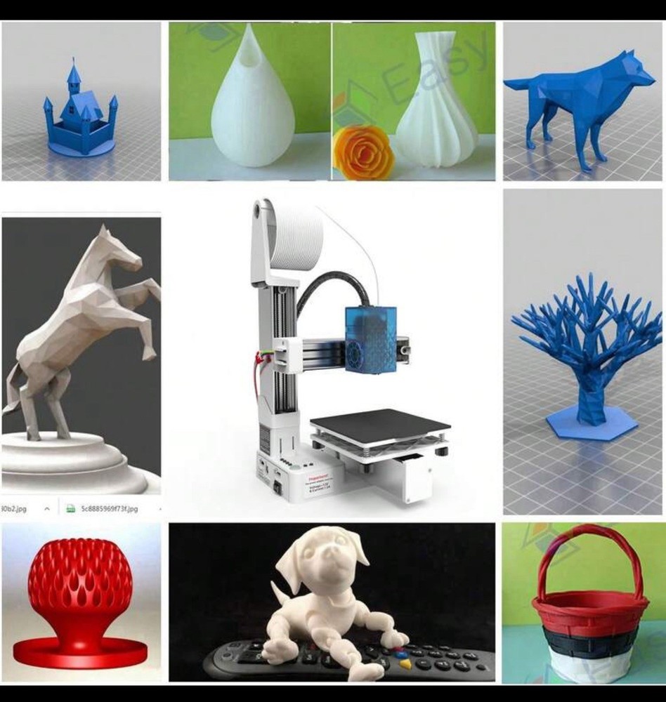 EasyThreed Mini 3D Printer, Black