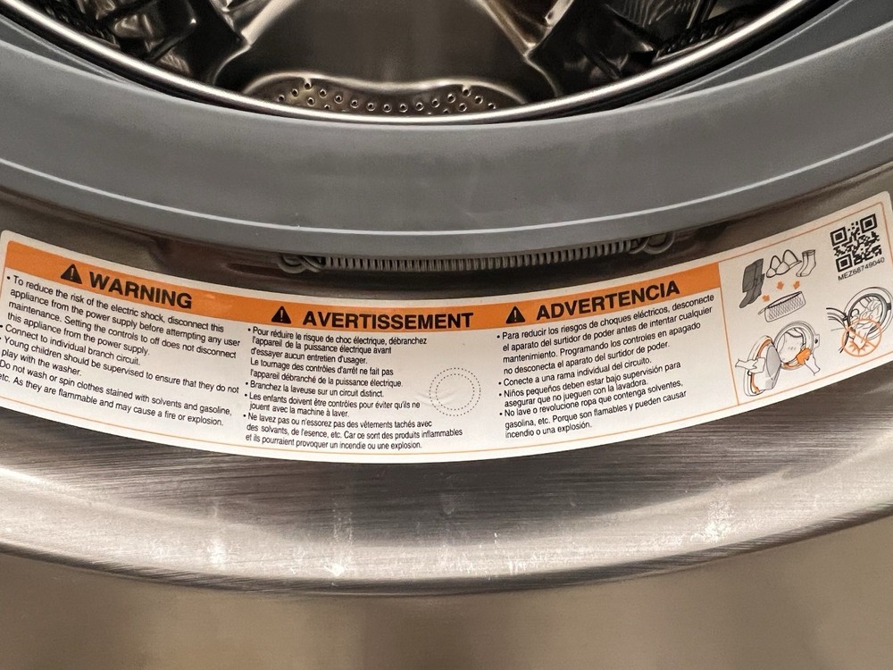 LG Front Load Washer and Dryer Combo Stackable Unit