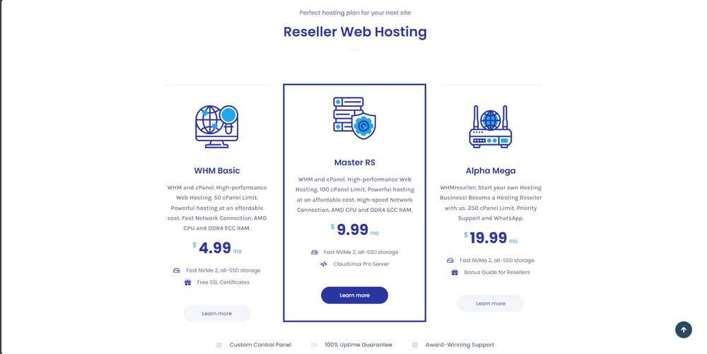cPanel Web Hosting with FREE SSL CloudLinux & LiteSpeed Fast NVMe SSD Guaranteed