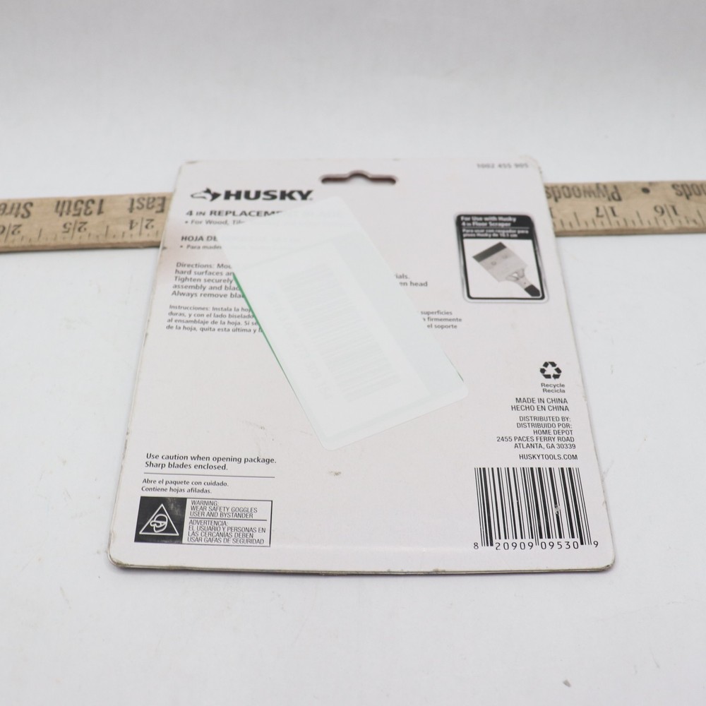 Husky 4 in. Steel Replacement Scraper Blade