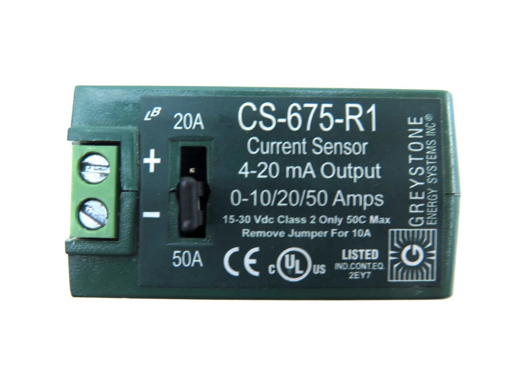 Greystone CS-675-R1 Current Sensor 4-20mA Output