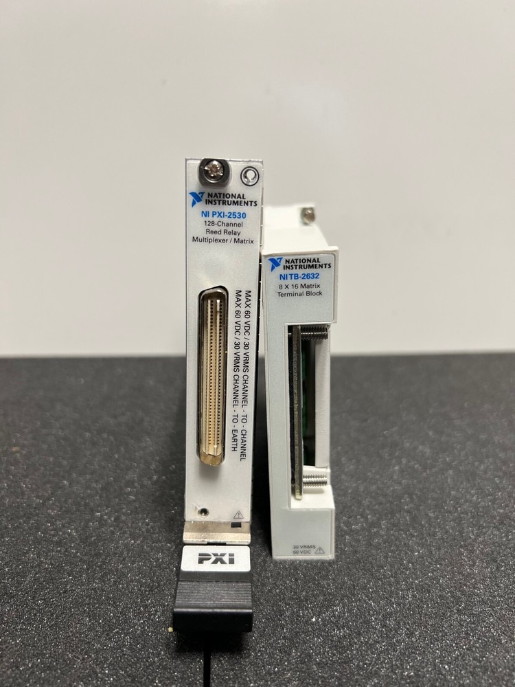 National Instruments PXI-2530 &TB-2632 HD Multiplexer / Matrix Switch Module